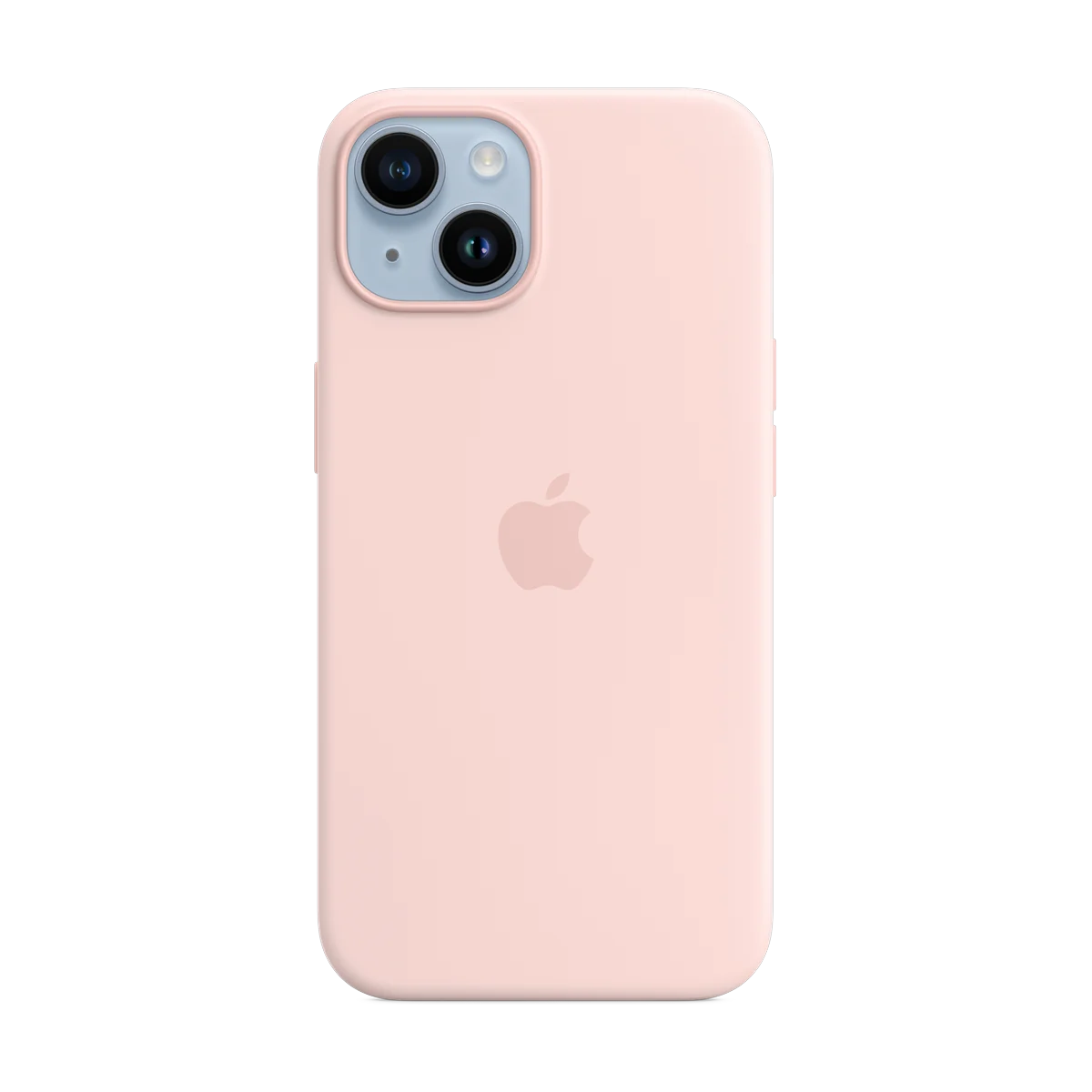 Apple iPhone 14 Silikon Case mit MagSafe in Kalkrosa