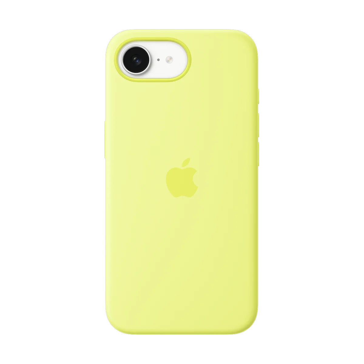 Apple iPhone 16e Silikon Case in Neongelb