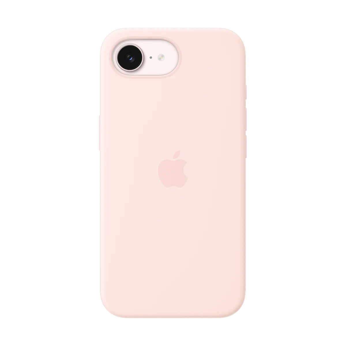Apple iPhone 17e Silikon Case mit MagSafe in Hellrosa