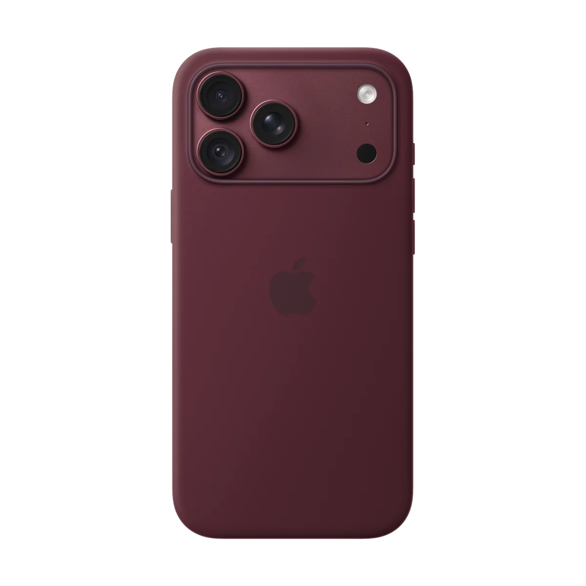 Apple iPhone 18 Pro Max Silikon Case mit MagSafe in Burgunder
