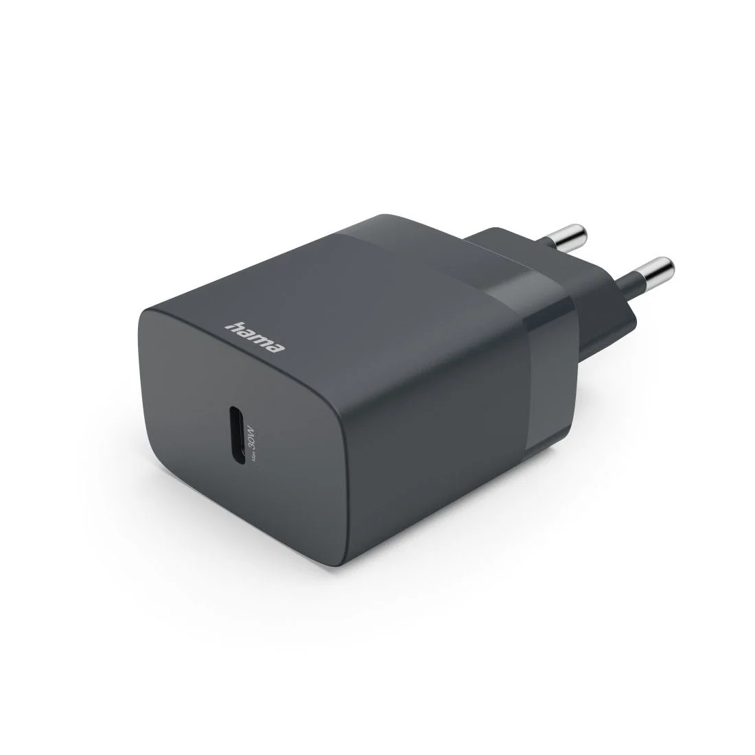 Hama Schnellladegerät USB-C, 30 Watt, black