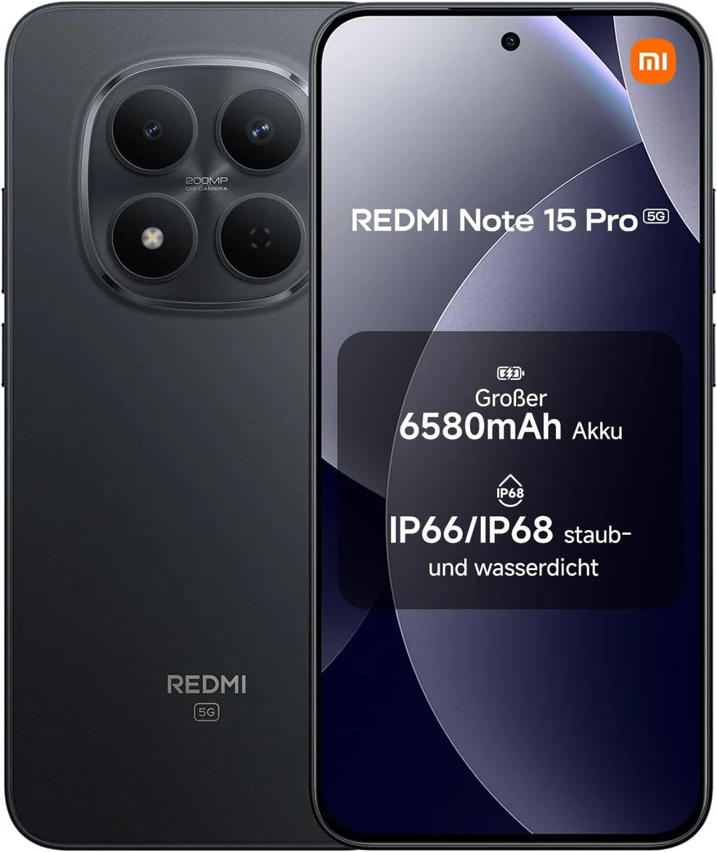 Xiaomi Note 15 Pro 5G in Black