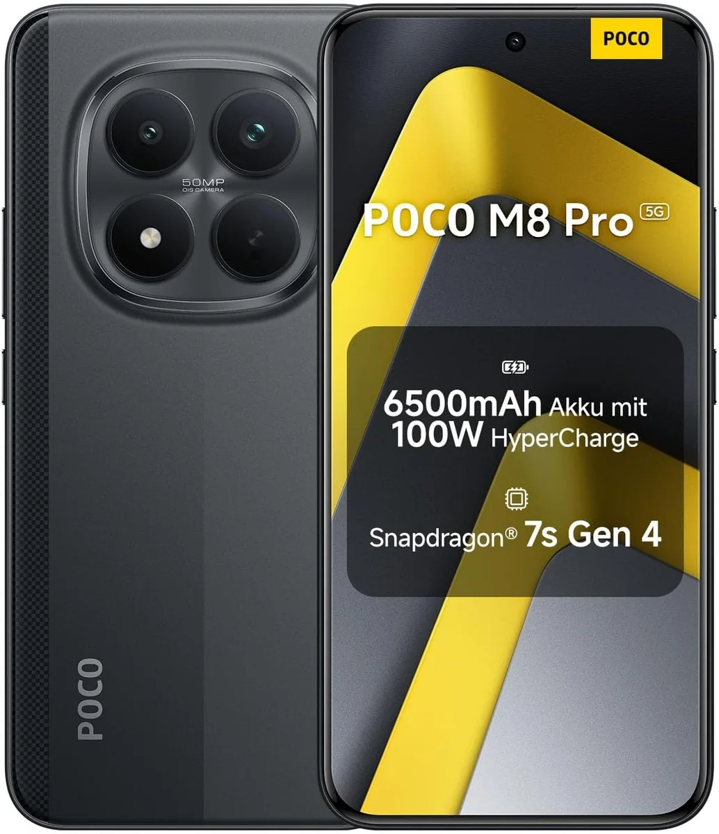 Xiaomi Poco M8 Pro 5G in Black